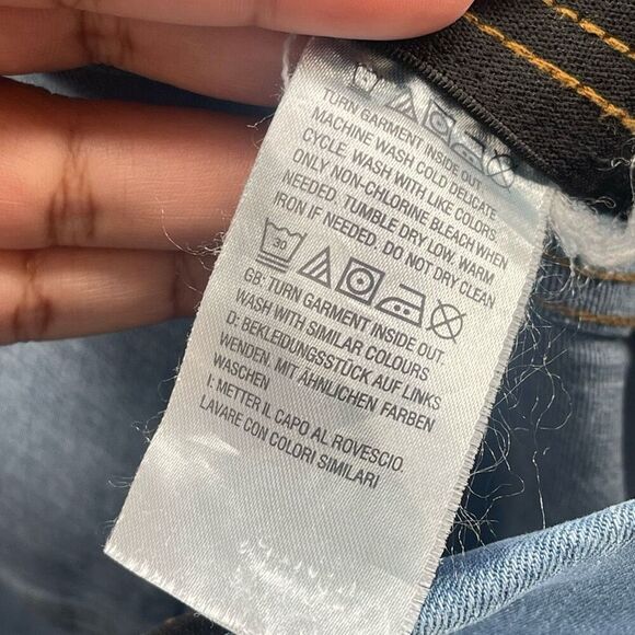 Denim & Co Pull-On Stretch Jeggings 26W / 4X Medium Wash Cozy Touch Denim Pants - Picture 11 of 14